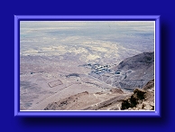 Thumbnail Ancient Roman encampment and tourist center from the top of Masada